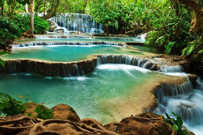 Picture of Luang Prabang – Immersion in local life - Kuang Si Waterfalls