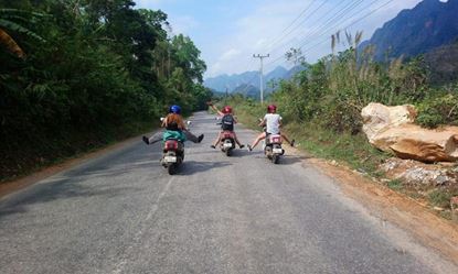 Picture of Luang Prabang - Motorbike tour to Kuang Si waterfall