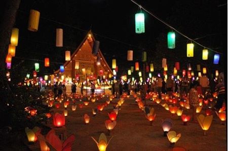 Picture of Buddhist Lent Festival in Laos (July - October)
